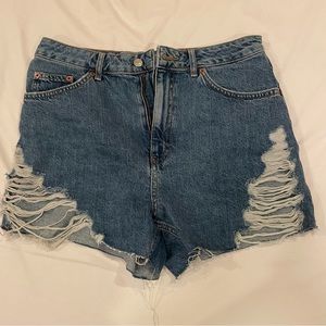 Topshop jean shorts
